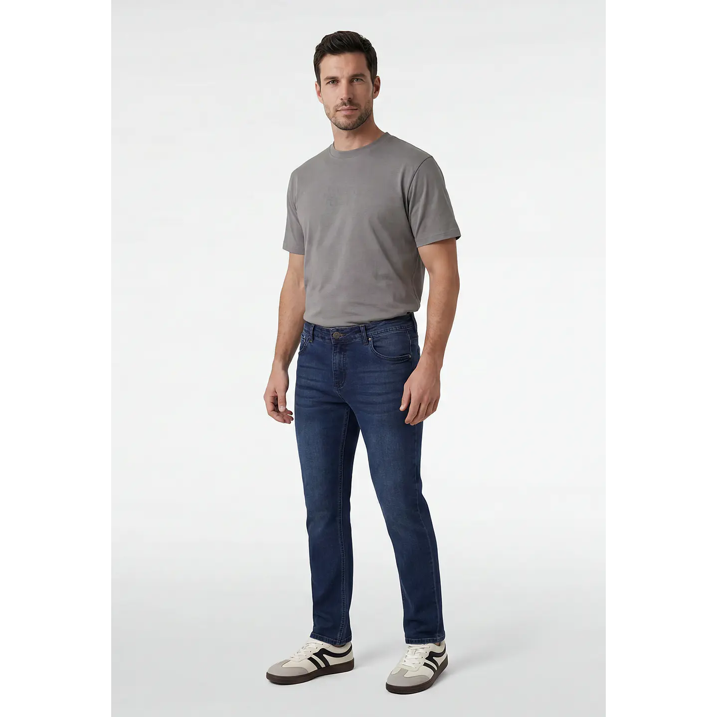 Jeans Slim Hombre Azul 4