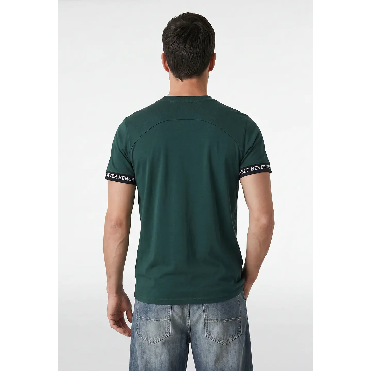 Polera Elasticada Hombre Verde 3