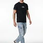Polera Elasticada Hombre Negro - Miniatura 4