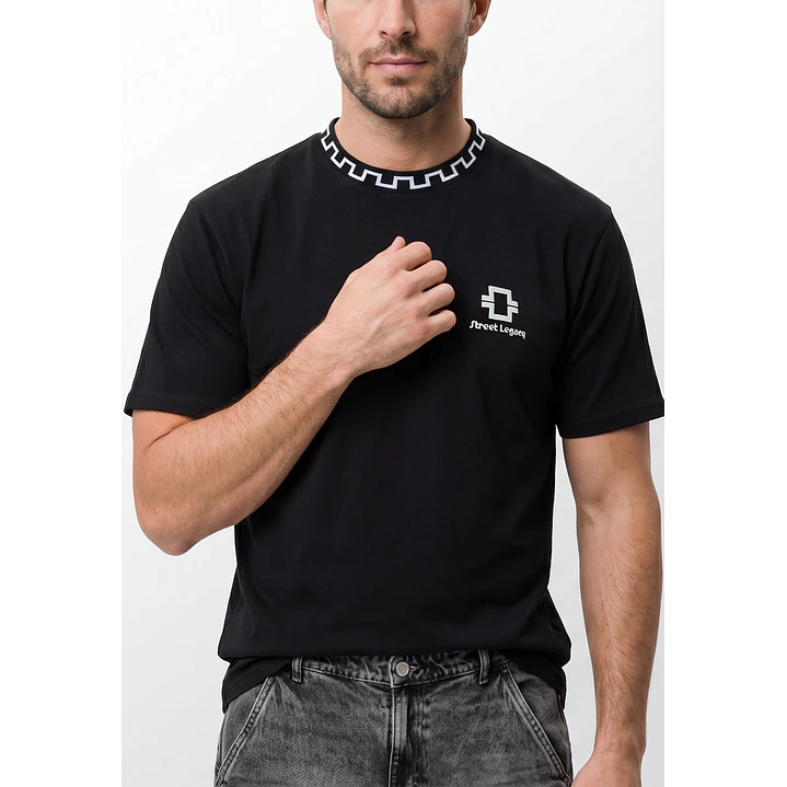 Polera Polo Hombre Negro 2