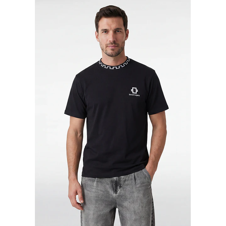 Polera Polo Hombre Negro 1
