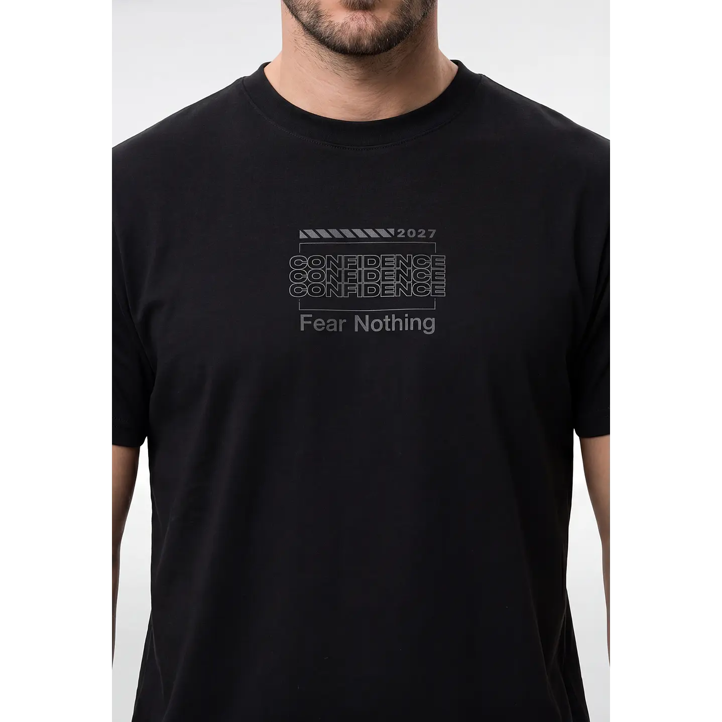 Polera Confidence Hombre Negro 2