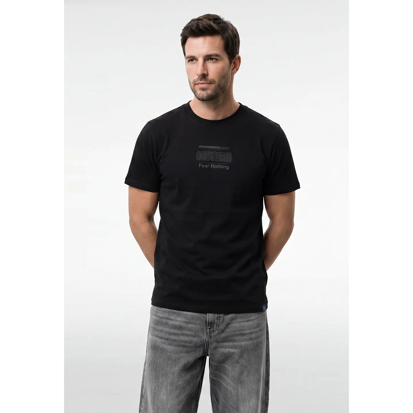 Polera Confidence Hombre Negro 1