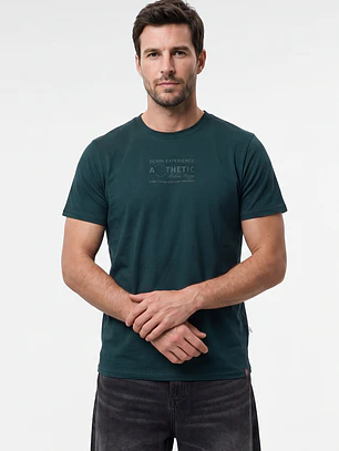 Polera Pique Hombre Verde