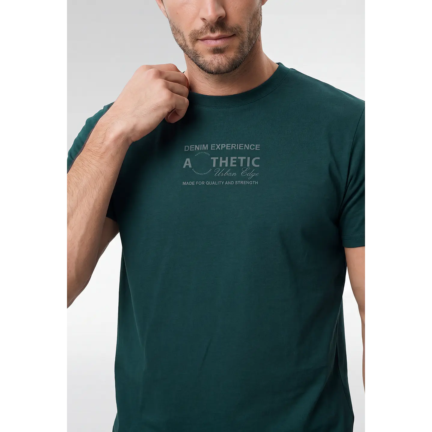 Polera Urban Edge Hombre Verde 2
