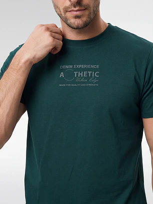 Polera Pique Hombre Verde