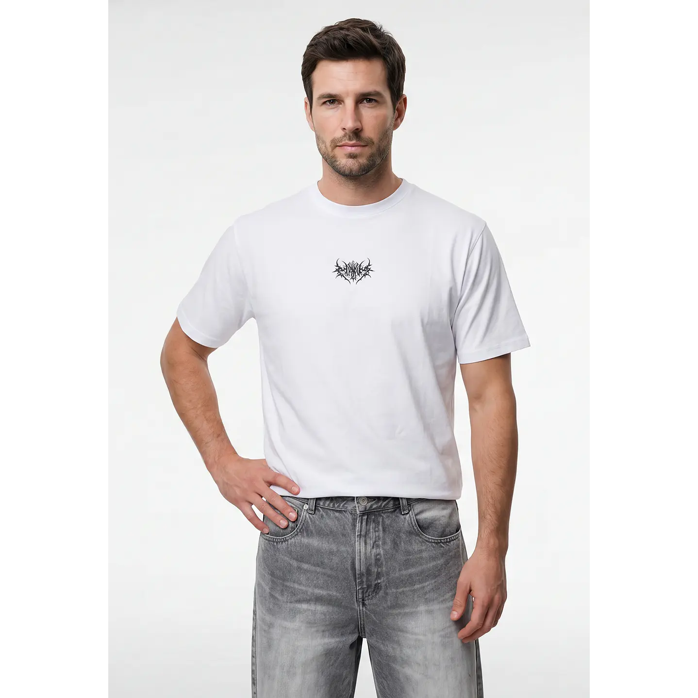 Polera Death Hombre Blanco 2