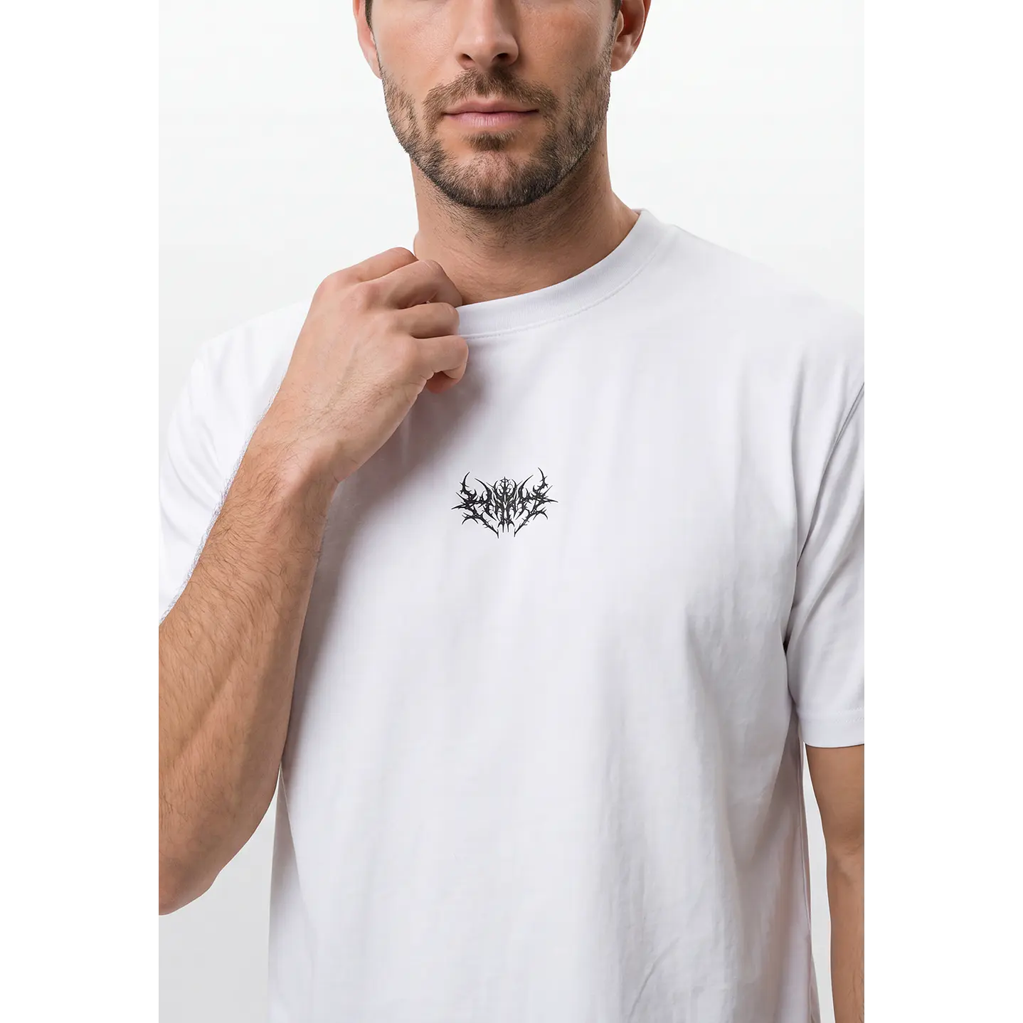 Polera Death Hombre Blanco 4