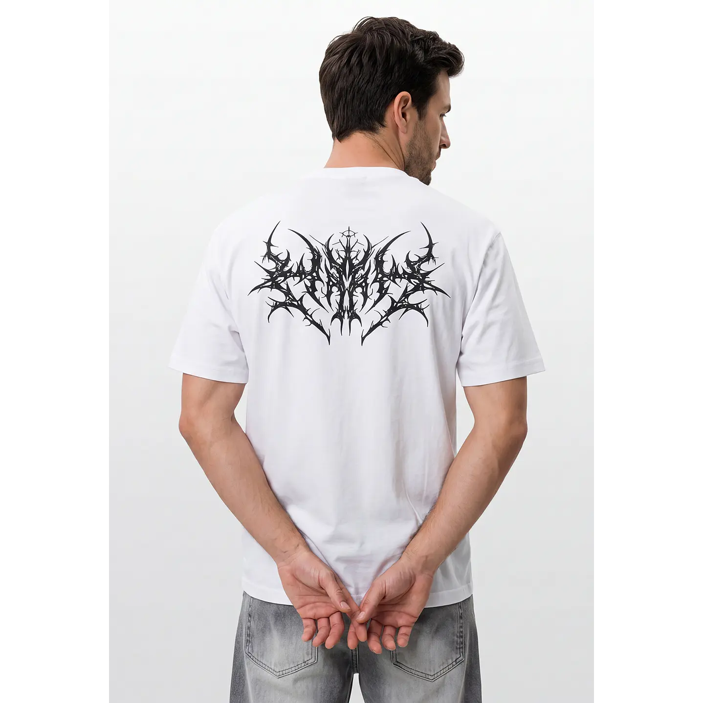 Polera Death Hombre Blanco 1