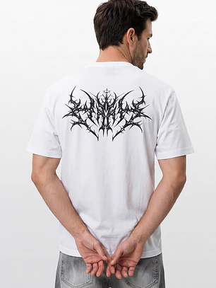 Polera Death Hombre Blanco