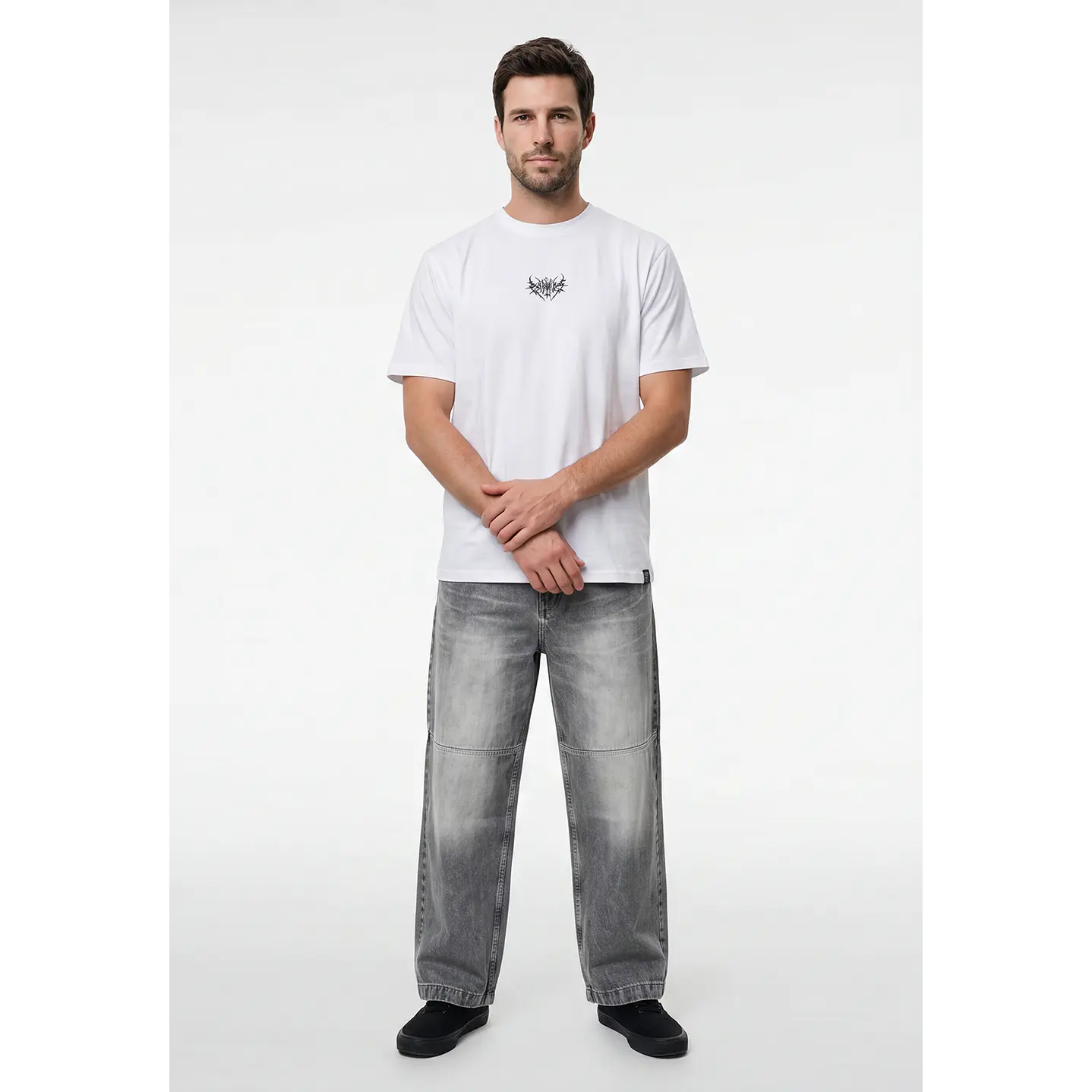 Polera Death Hombre Blanco 3