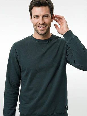 Polerón Básico Hombre Verde