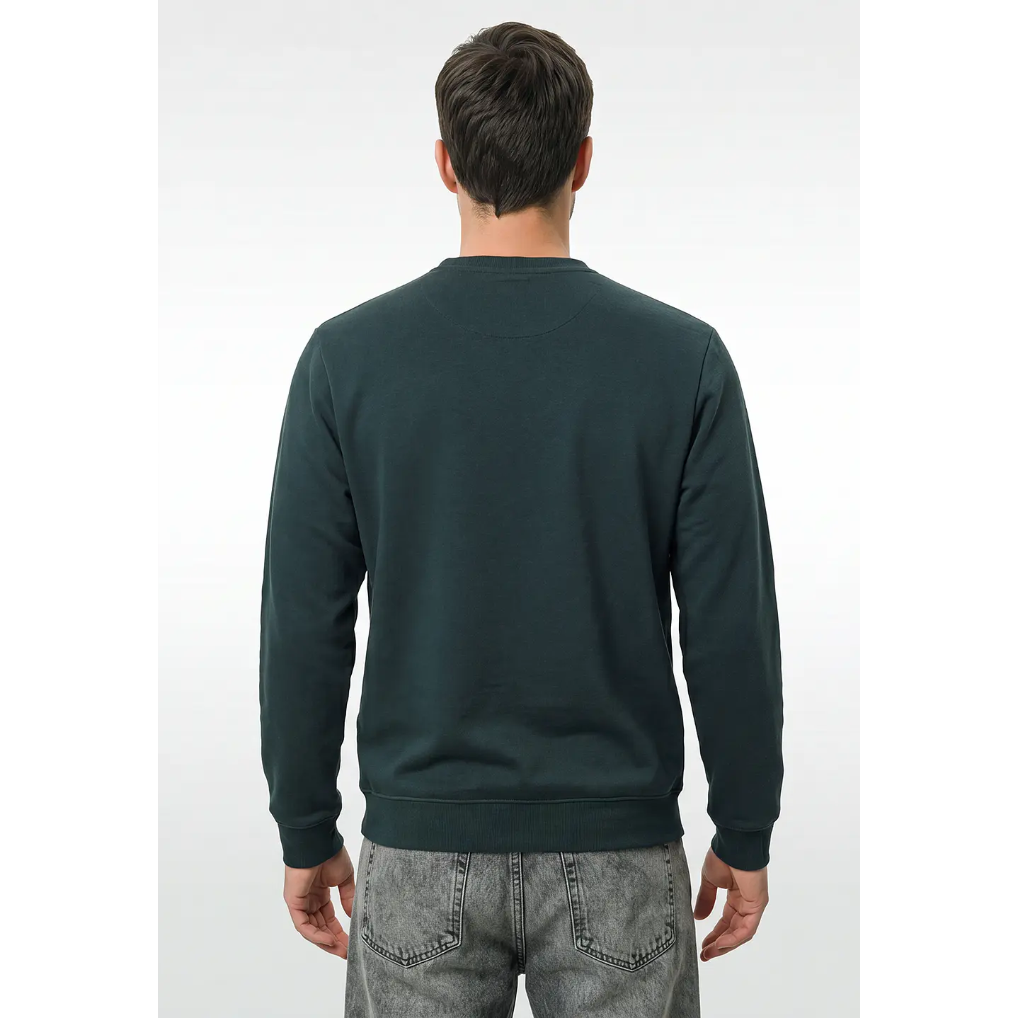 Polerón Básico Hombre Verde 3