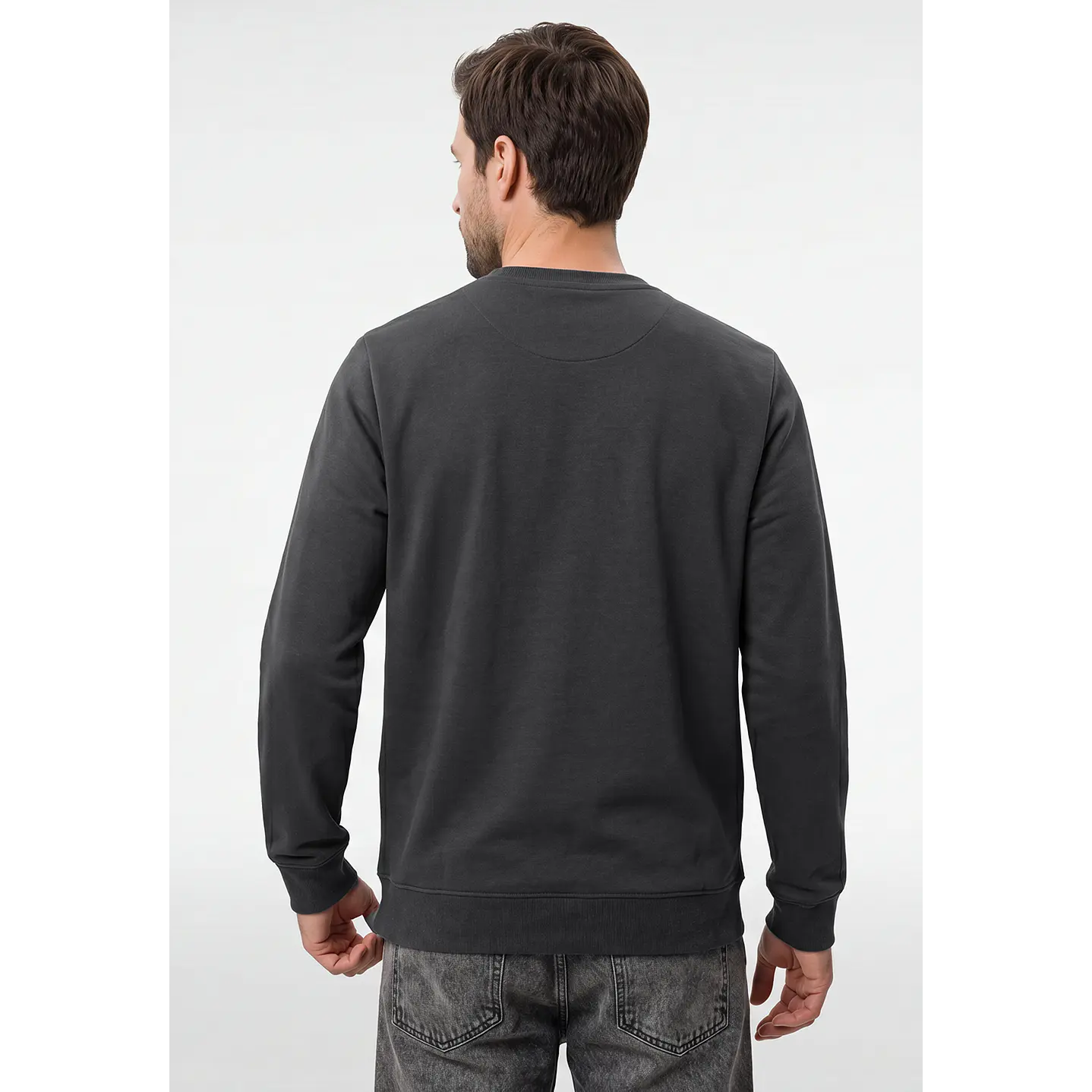 Polerón Básico Hombre Gris 3