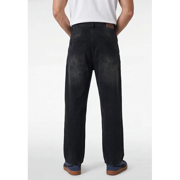 Jeans Corte Baggy Hombre Negro 2