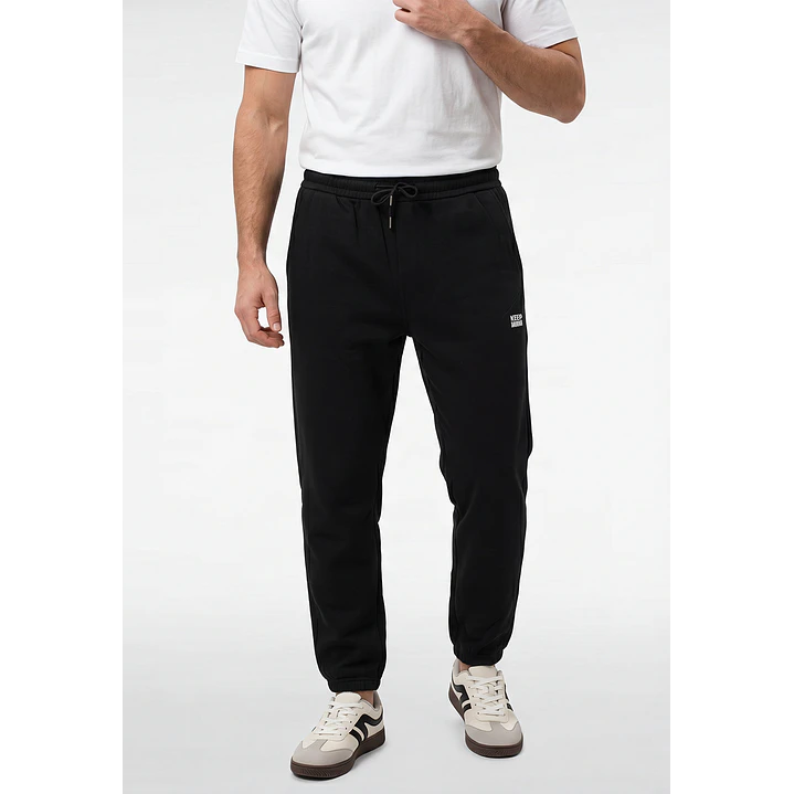 Buzo Básico Jogger Hombre Negro 1