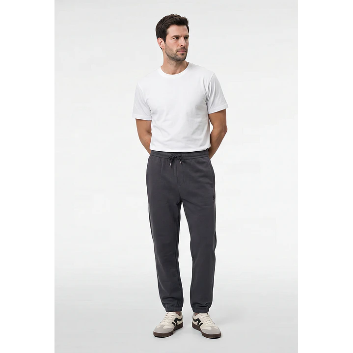 Buzo Básico Jogger Hombre Gris 3