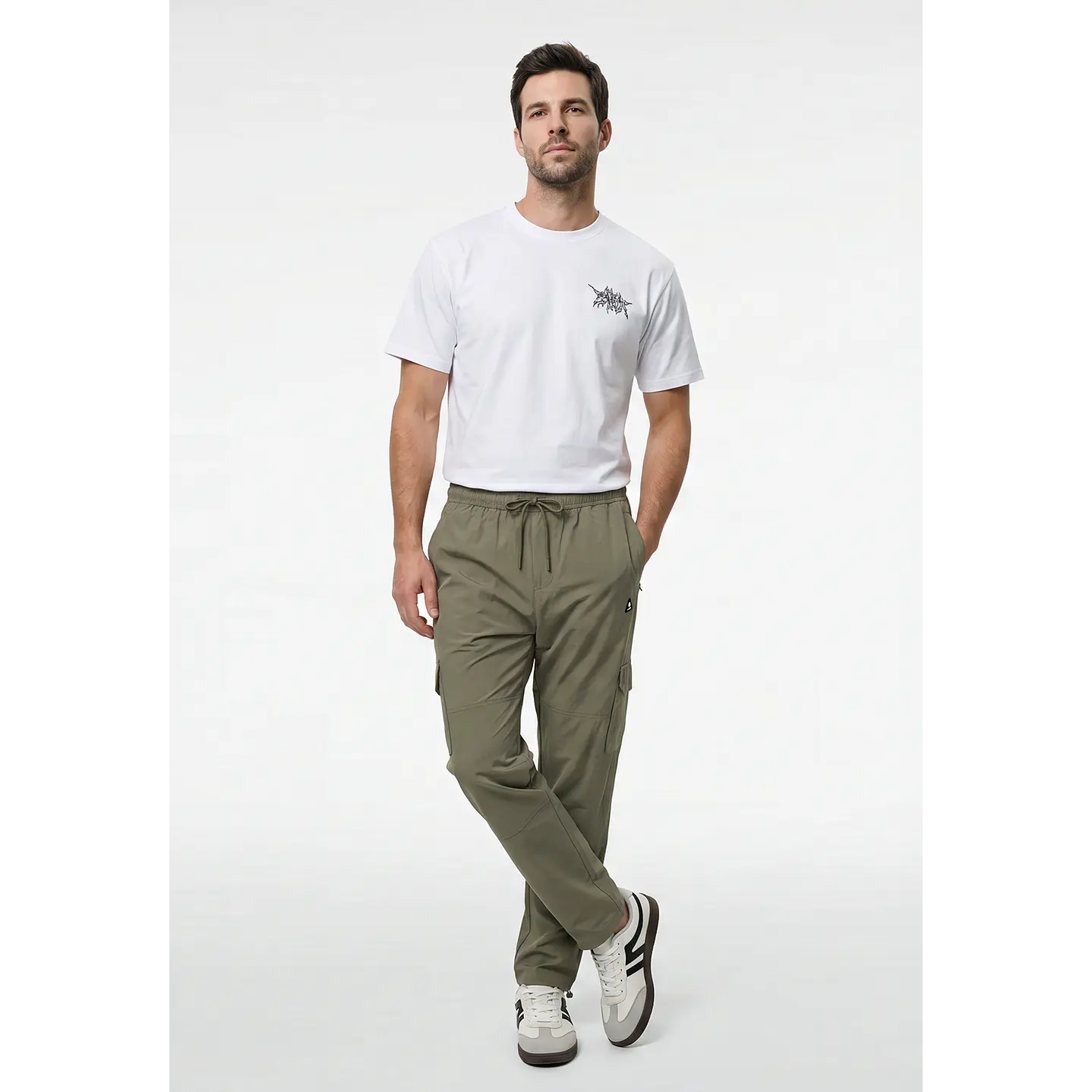 Pantalón Cargo Hombre Verde 4