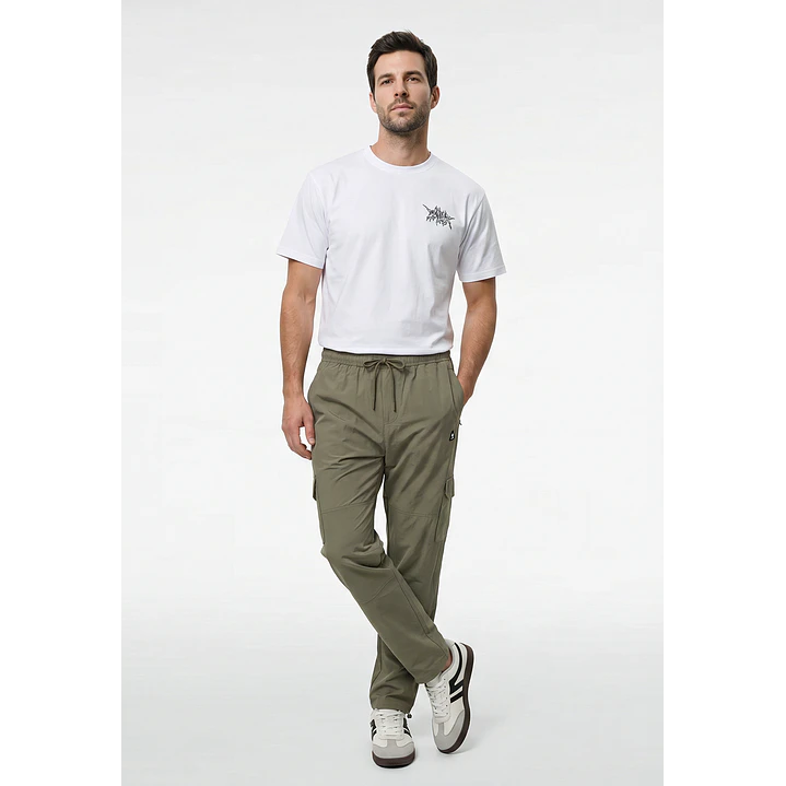 Pantalón Cargo Hombre Verde 4