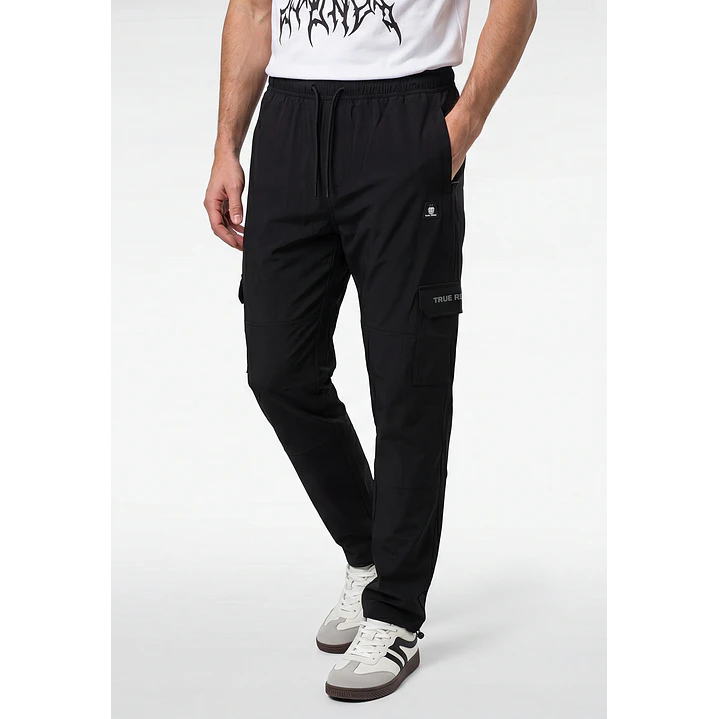 Pantalón Cargo Hombre Negro 1