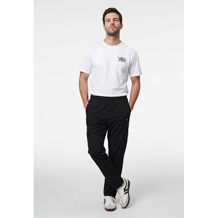 Pantalón Cargo Hombre Negro 4