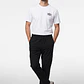 Pantalón Cargo Hombre Negro - Miniatura 4