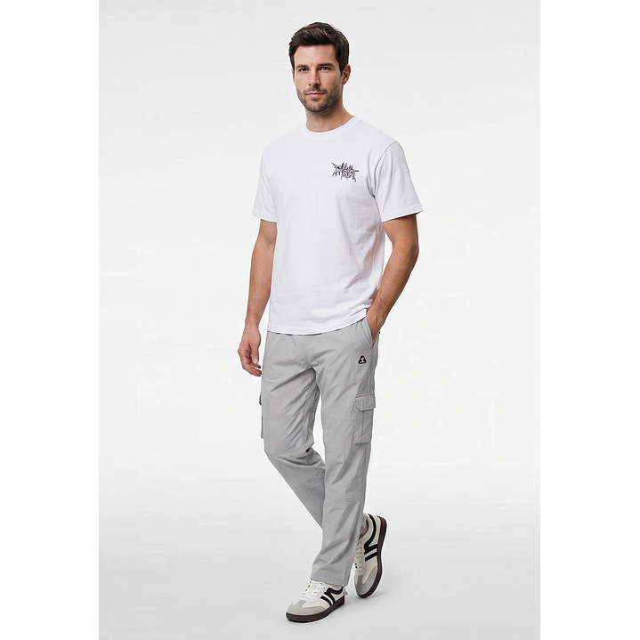 Pantalón Cargo Hombre Gris 3