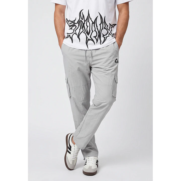 Pantalón Cargo Hombre Gris 1
