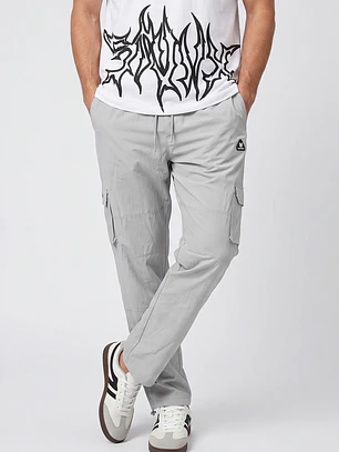Pantalón Cargo Hombre Gris