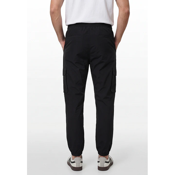 Pantalón Cargo Hombre Negro 2