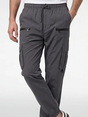Pantalón Cargo Hombre Gris
