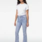 Jeans Costuras Flare Lola Azul - Miniatura 4