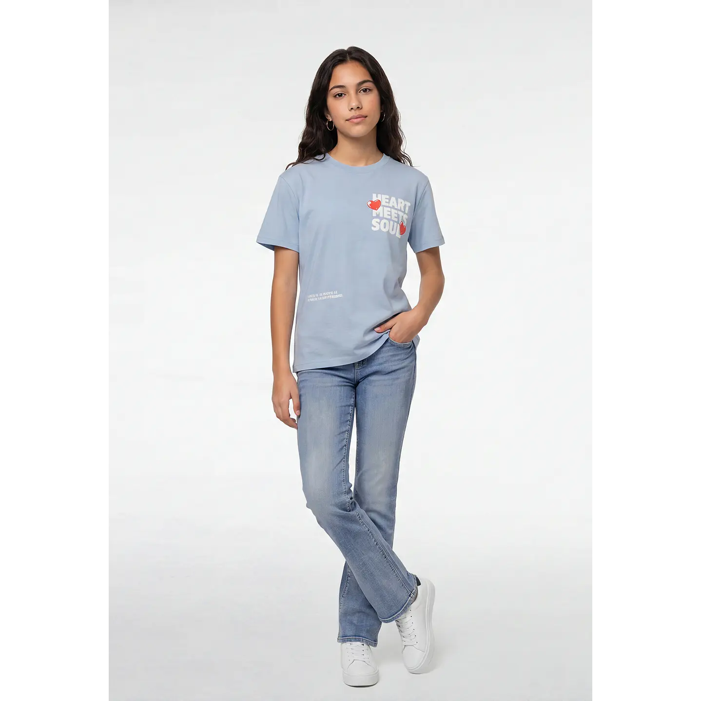 Polera Moda Relaxed Lola Celeste 4