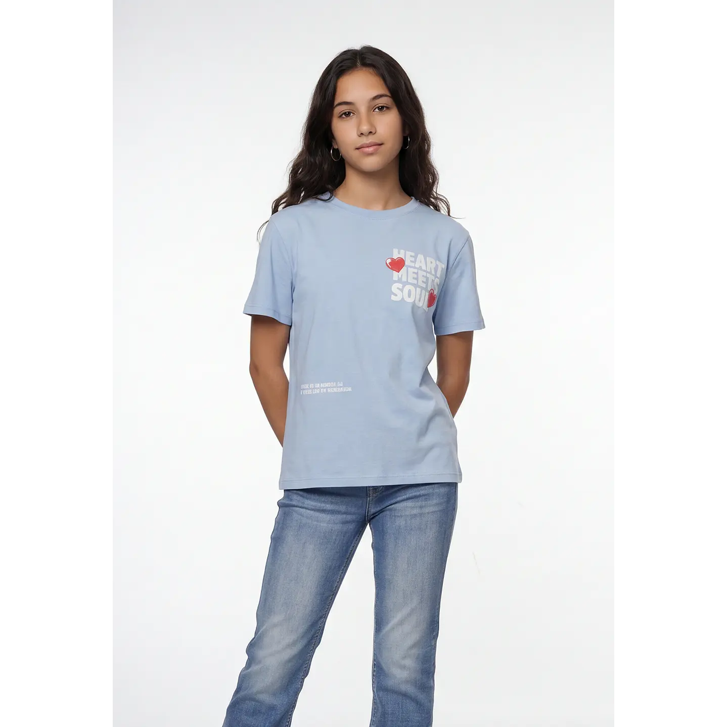 Polera Moda Relaxed Lola Celeste 2