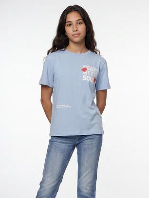 Polera Moda Relaxed Lola Celeste