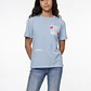 Polera Moda Relaxed Lola Celeste - Miniatura 1