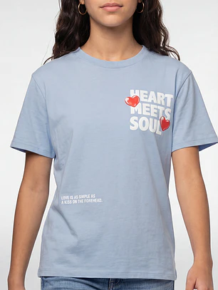 Polera Moda Relaxed Lola Celeste