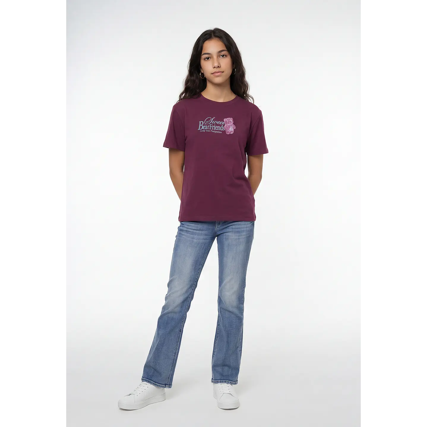 Polera Moda Relaxed Lola Burdeo 4