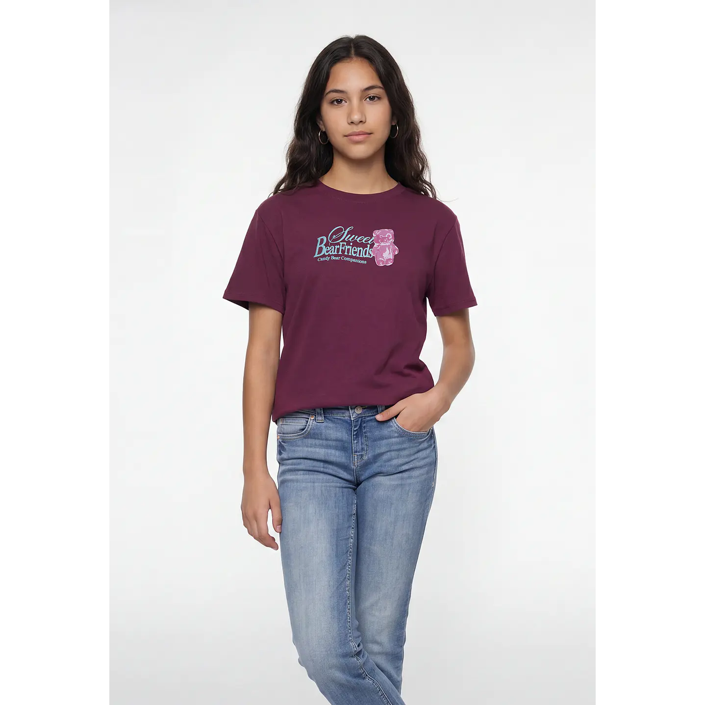 Polera Moda Relaxed Lola Burdeo 3