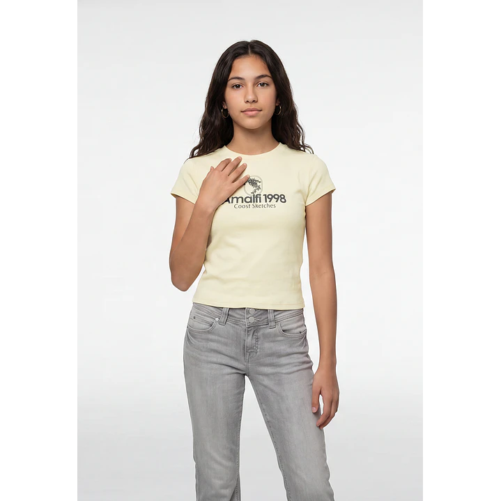 Polera Amalfi Lola Amarillo 1
