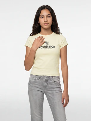 Polera Amalfi Lola Amarillo