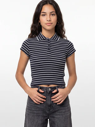 Polera Botones Lola Azul