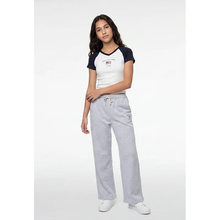 Buzo Numero Wide Leg Lola Gris 3