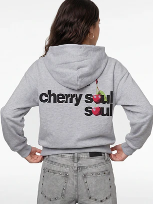Polerón cherry soul Lola Gris