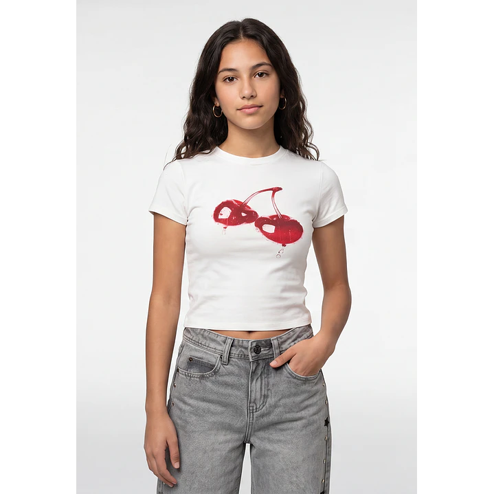 Polera Cherry Lola Crudo 1