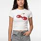 Polera Cherry Lola Crudo - Miniatura 1