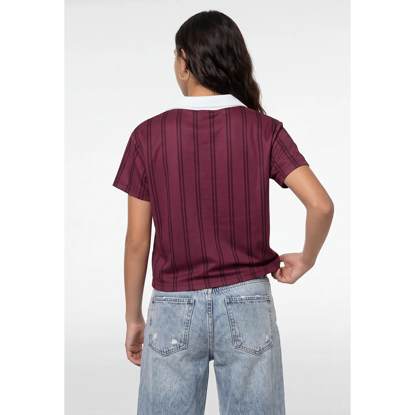 Polera Deportiva Lola Burdeo 3
