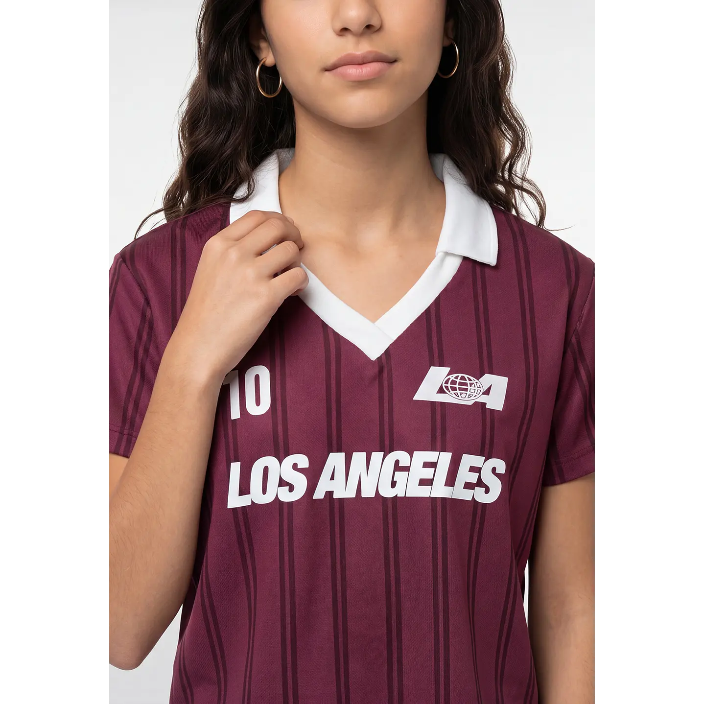 Polera Deportiva Lola Burdeo 2