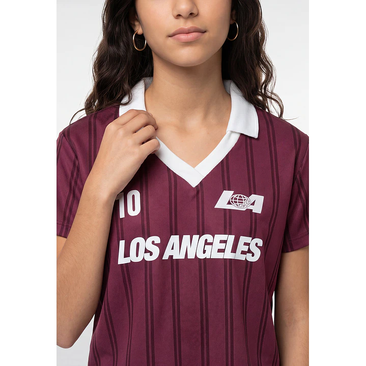 Polera Deportiva Lola Burdeo 2