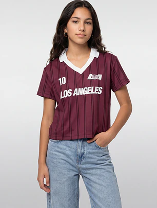 Polera Deportiva Lola Burdeo